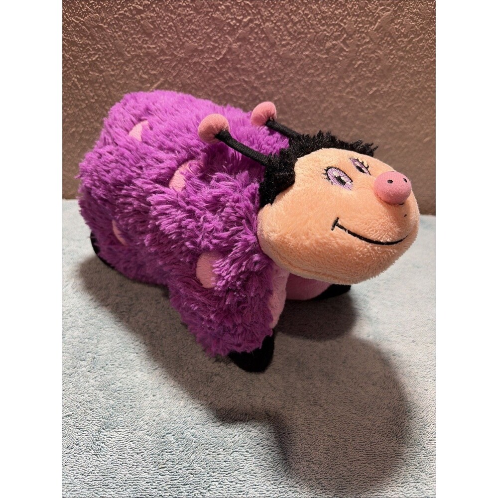 Pillow Pets PeeWee Dreamy Purple Ladybug 12 Inch Plush